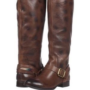 Lucky Brand: May Boot in Brown Leather, size 9.5